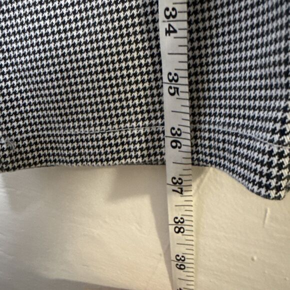 Volcom Chino Golf Pants Mens 28 Black & White Straight Houndstooth Flat Front - Picture 5 of 10